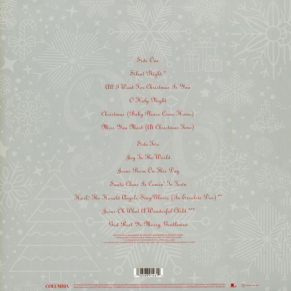 <b>Mariah Carey - Merry Christmas</b> <br>Columbia - 19658891461 — изображение 2