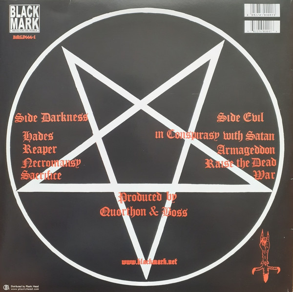 <b>Bathory - Bathory</b> <br>Black Mark Production - BMLP 666-1 — изображение 2
