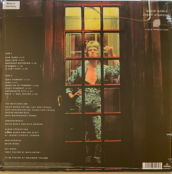 <b>David Bowie - The Rise And Fall Of Ziggy Stardust And The Spiders From Mars</b> <br>Parlophone - DBZS 50 — изображение 2